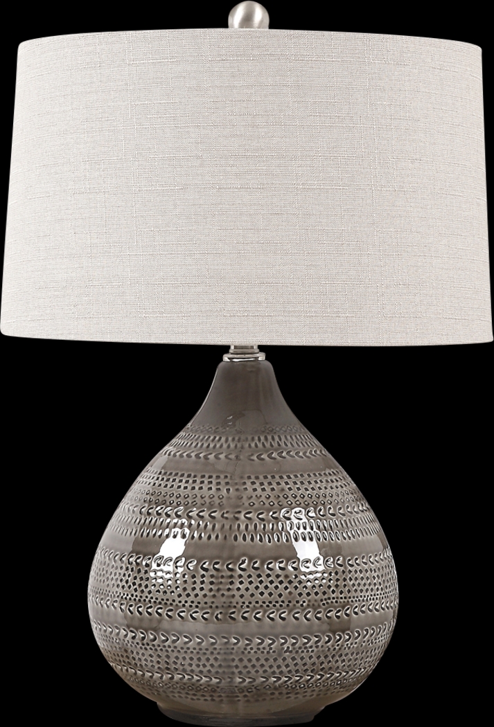 Carlo Court Gray Lamp - Thumbnail - Image 1