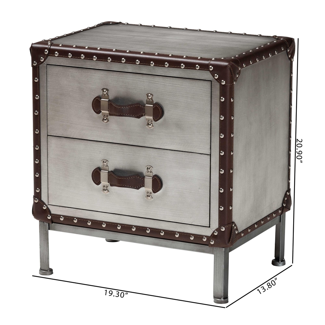 Carlyey Silver End Table - Thumbnail - Image 3