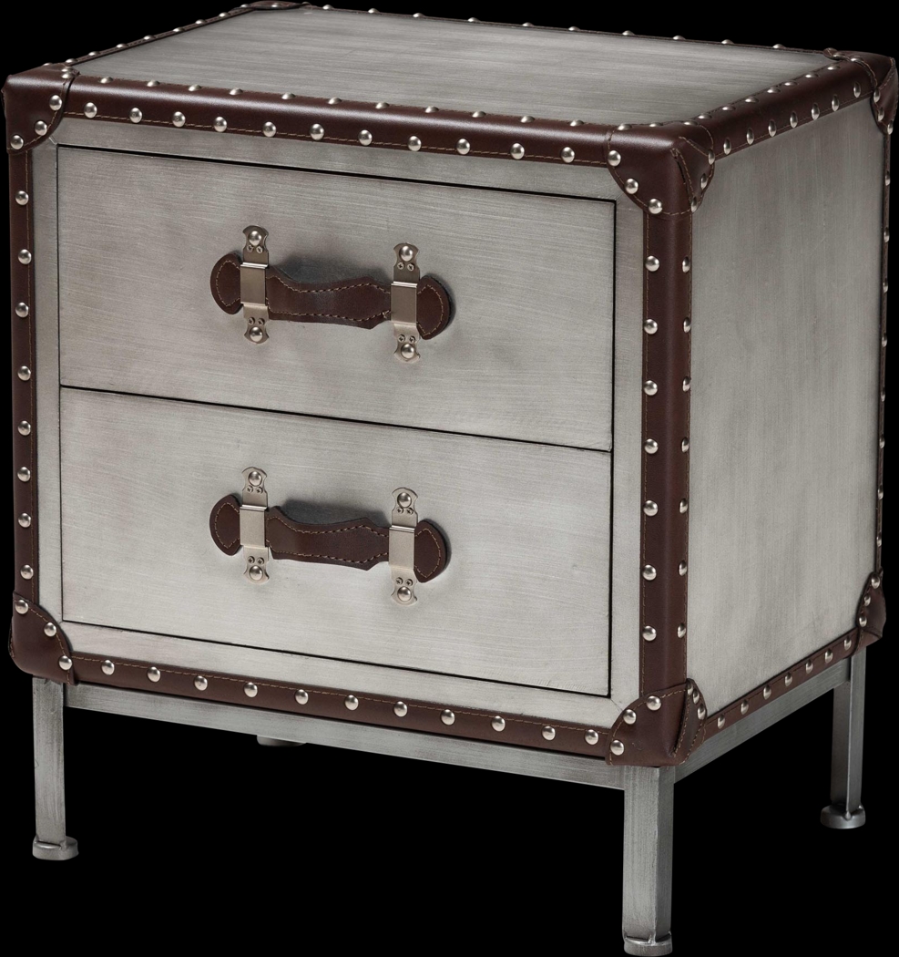 Carlyey Silver End Table - Thumbnail - Image 1