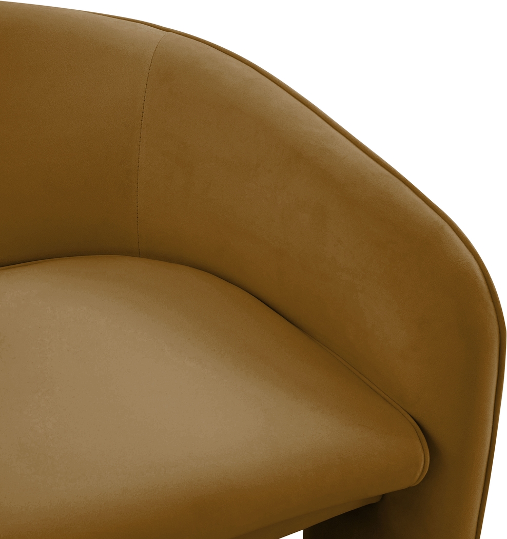 Carmain Cognac Accent Chair - Thumbnail - Image 4