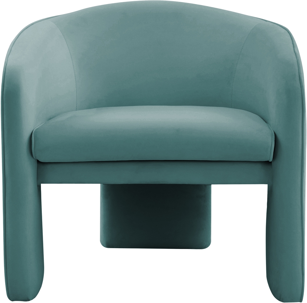 Carmain Sea Blue Accent Chair - Thumbnail - Image 2