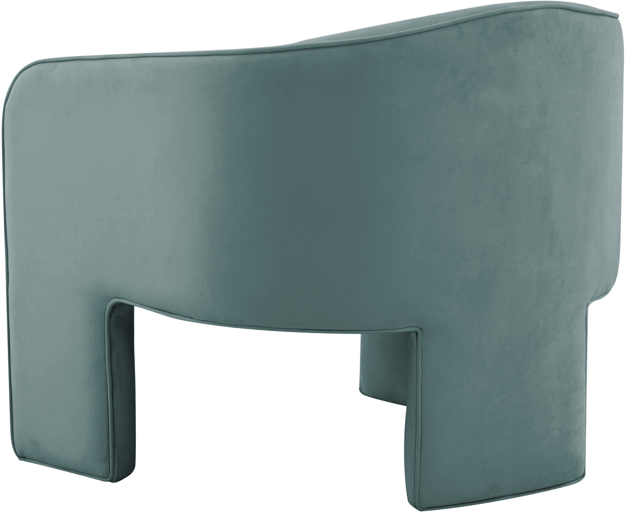 Carmain Sea Blue Accent Chair - Thumbnail - Image 3