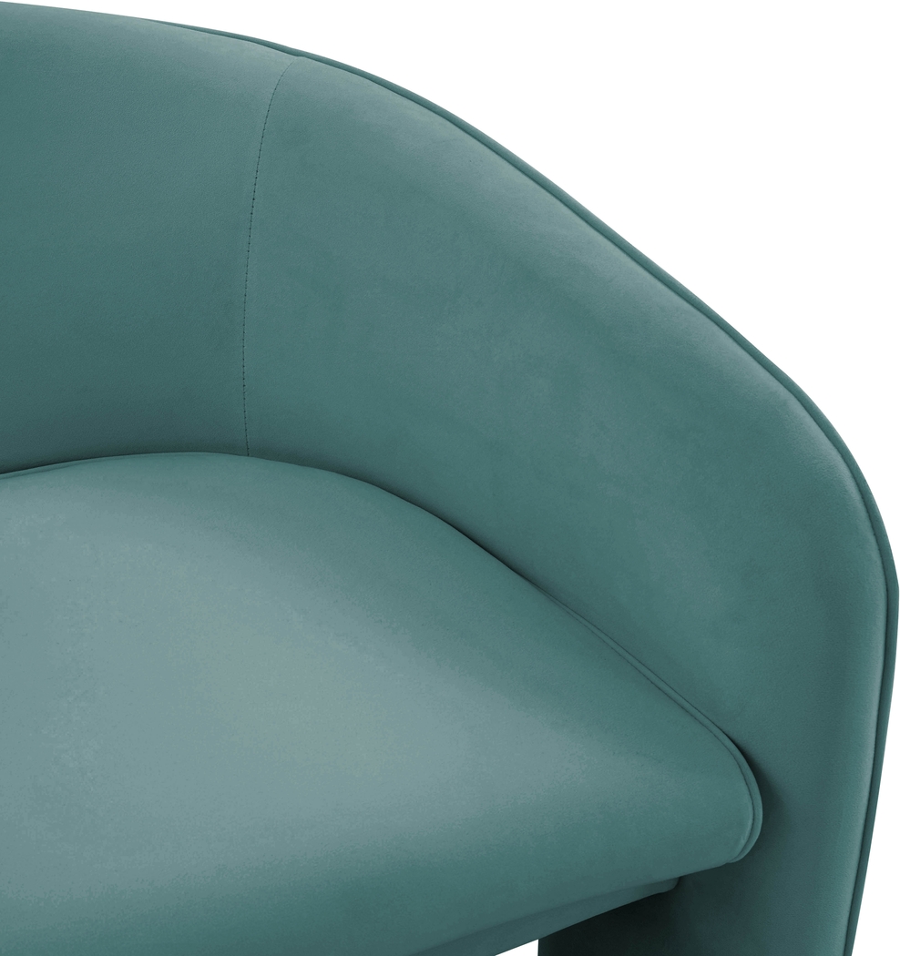 Carmain Sea Blue Accent Chair - Thumbnail - Image 4