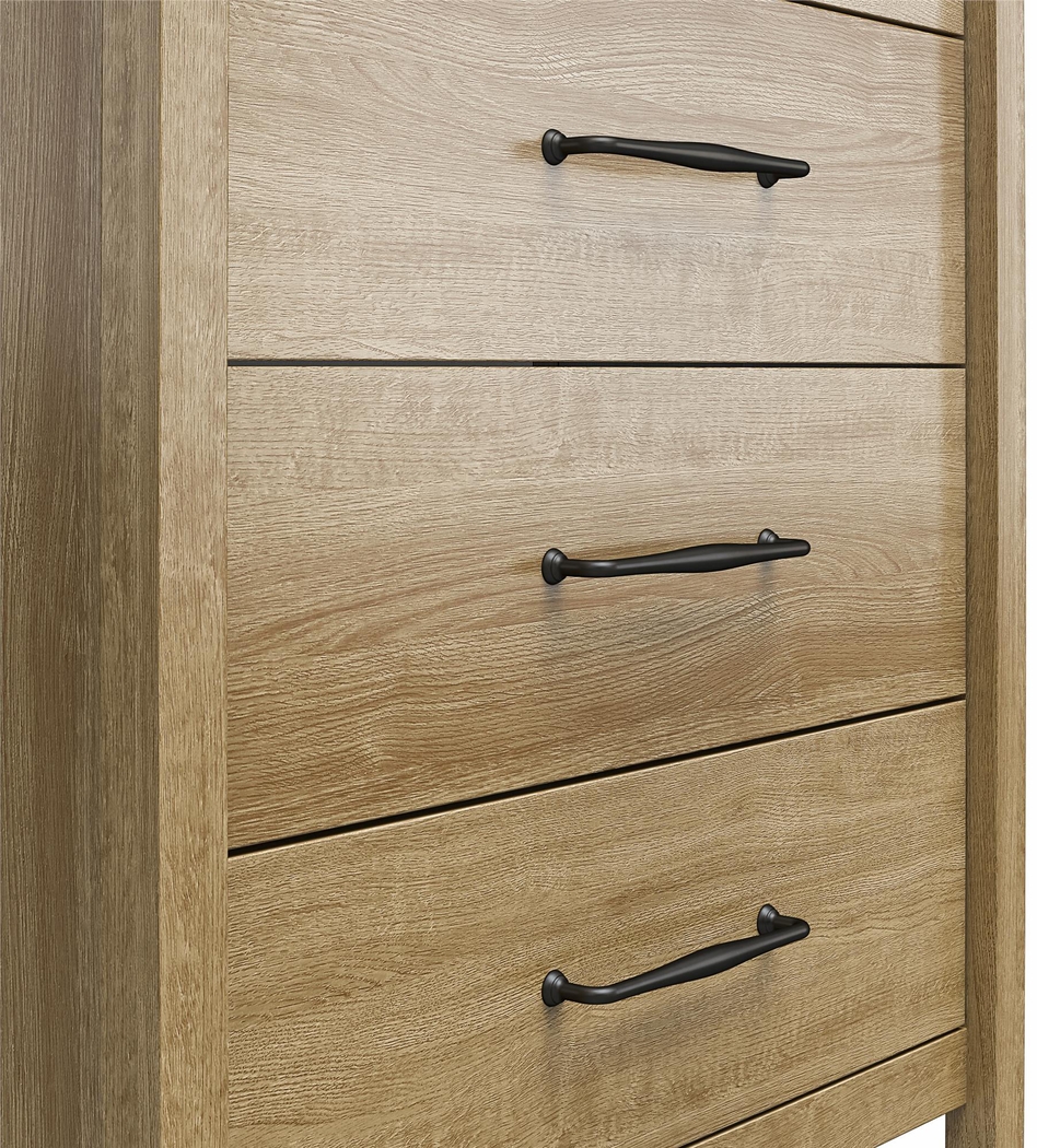 Carmarthen Oak 5 Drawer Chest - Thumbnail - Image 7