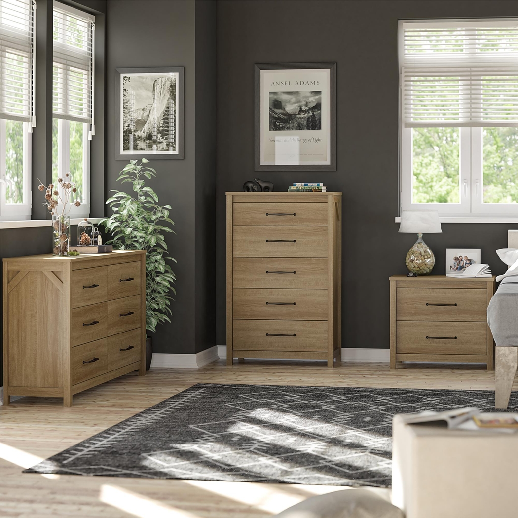 Carmarthen Oak 5 Drawer Chest - Thumbnail - Image 10