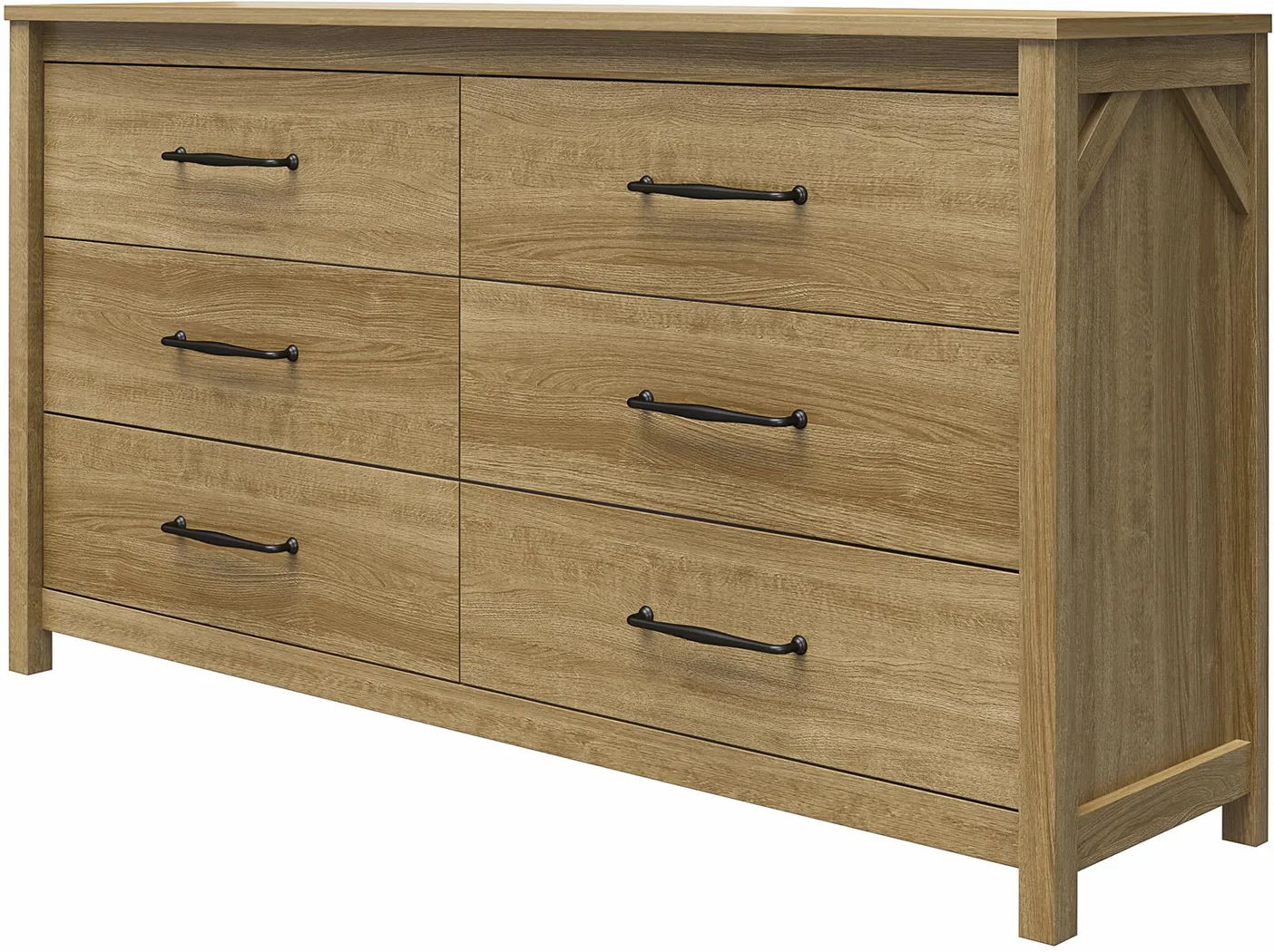 Carmarthen Oak 6 Drawer Dresser - Thumbnail - Image 3