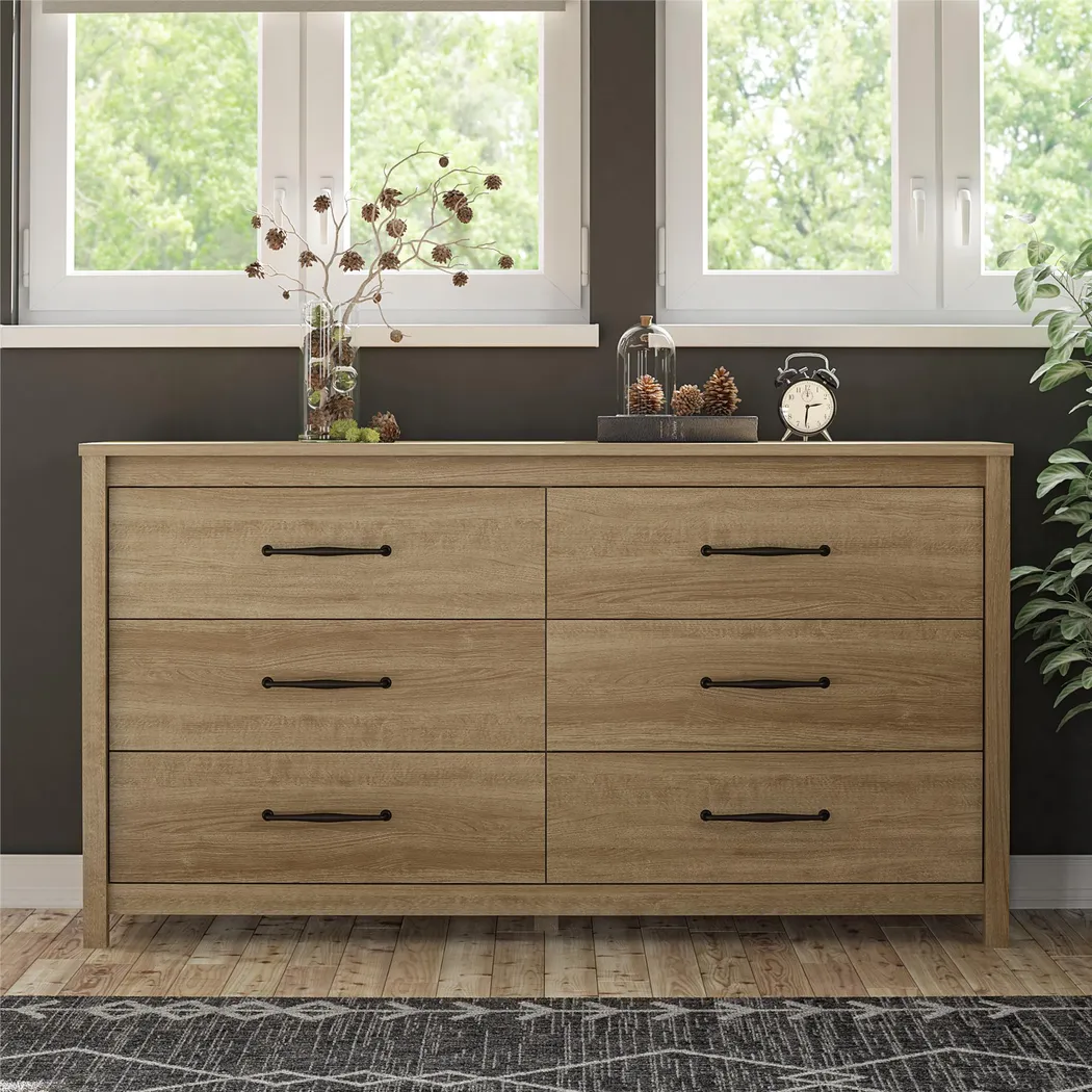 Carmarthen Oak 6 Drawer Dresser - Thumbnail - Image 7