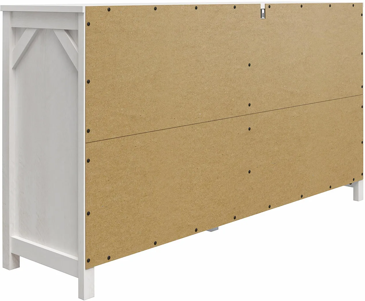 Carmarthen White 6 Drawer Dresser - Thumbnail - Image 4