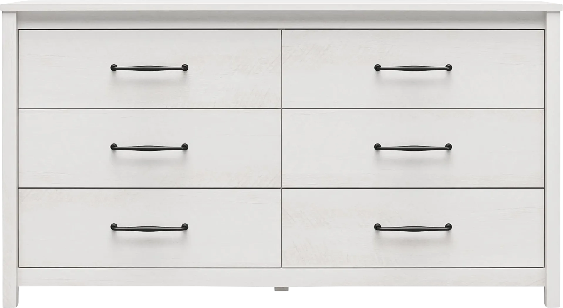 Carmarthen White 6 Drawer Dresser - Thumbnail - Image 1