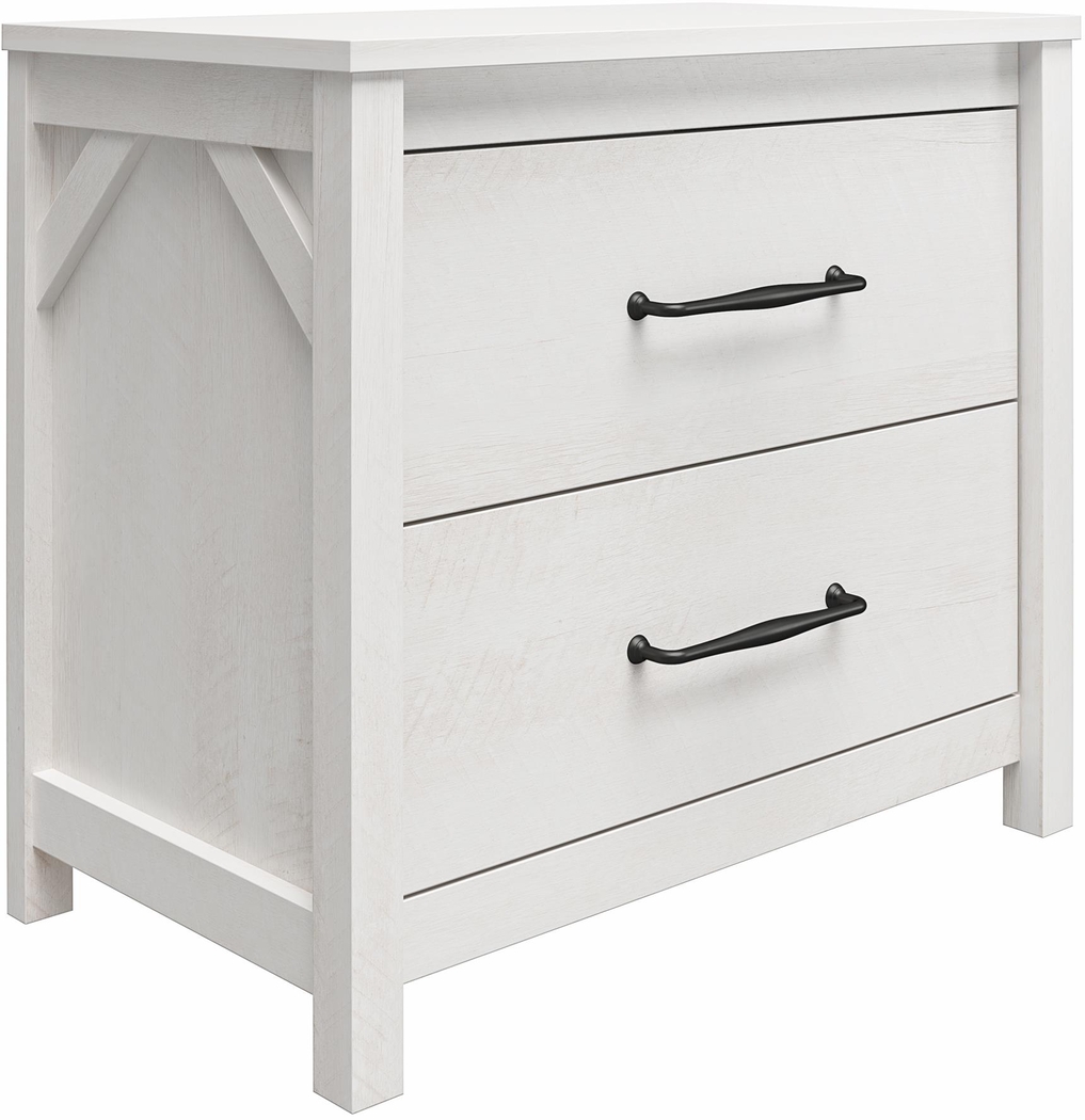 Carmarthen White Nightstand - Thumbnail - Image 2