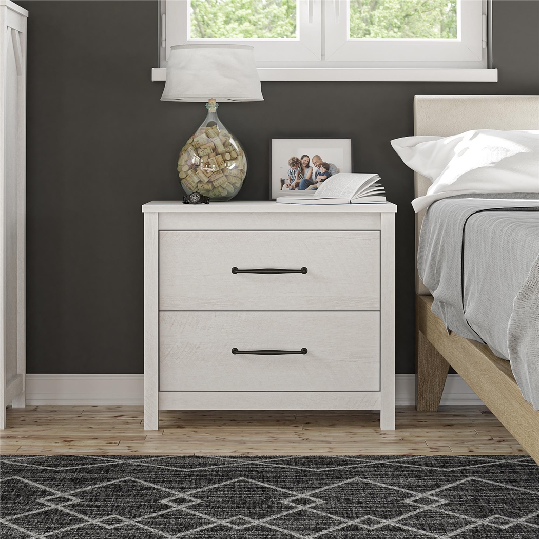 Carmarthen White Nightstand - Thumbnail - Image 7
