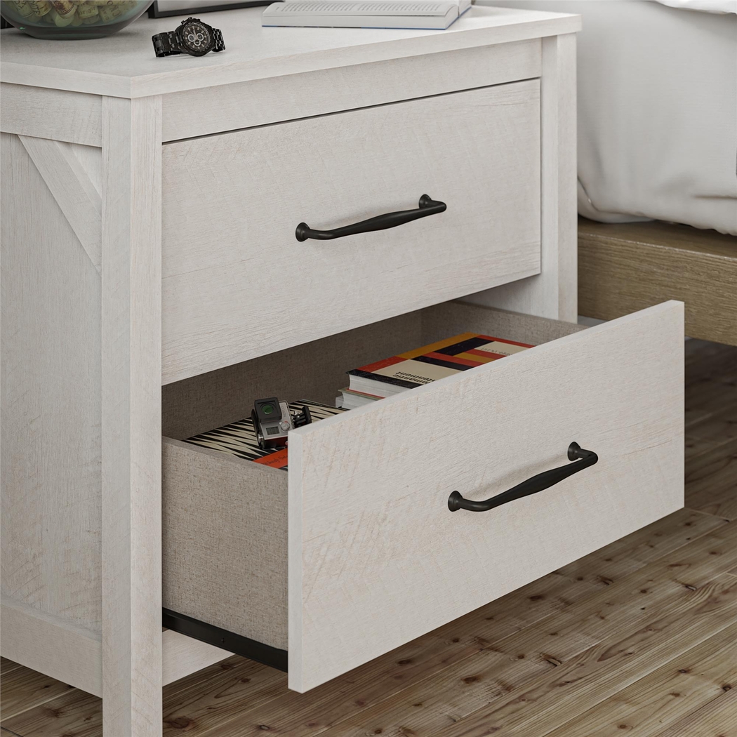 Carmarthen White Nightstand - Thumbnail - Image 9