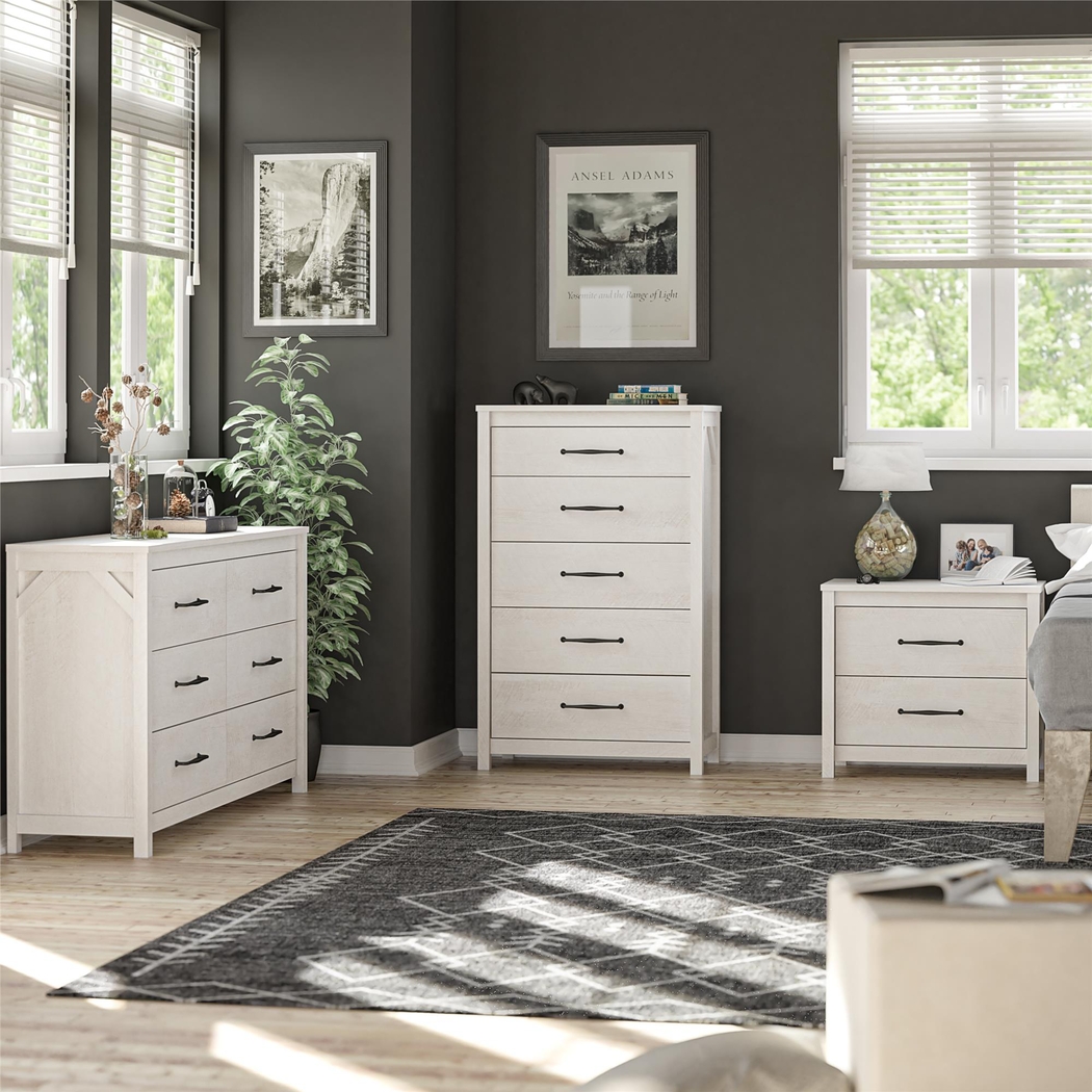 Carmarthen White Nightstand - Thumbnail - Image 10
