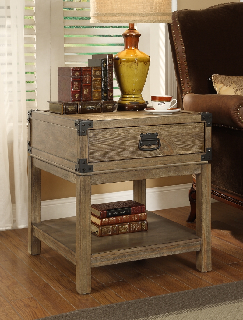 Carmel Valley Natural End Table - Thumbnail - Image 4