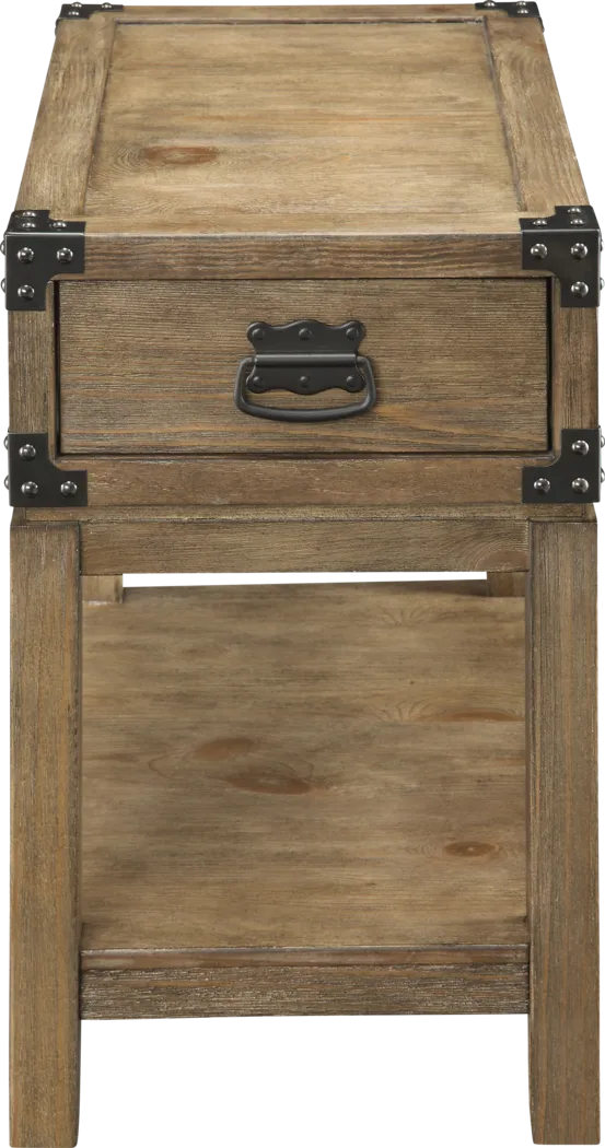 Carmel Valley Sandstone Chairside Table - Thumbnail - Image 3