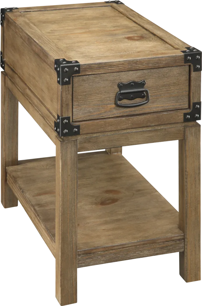 Carmel Valley Sandstone Chairside Table - Thumbnail - Image 1