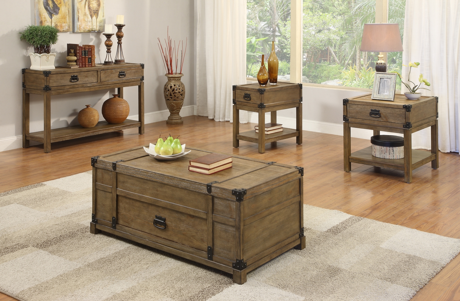 Carmel Valley Sandstone Cocktail Table - Thumbnail - Image 6