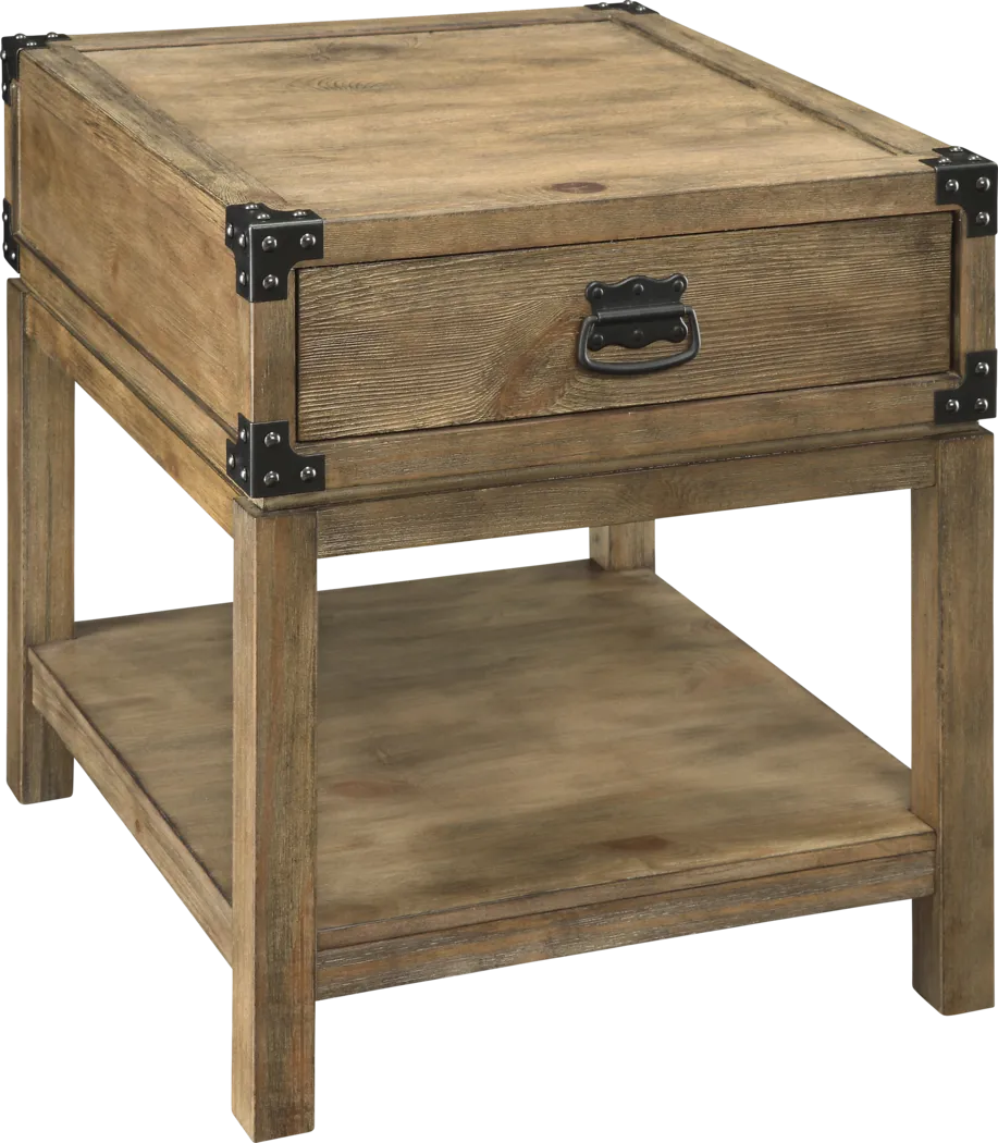 Carmel Valley Sandstone End Table - Thumbnail - Image 1