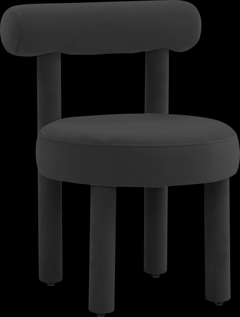 Carmela Ann Black Accent Chair - Thumbnail - Image 1