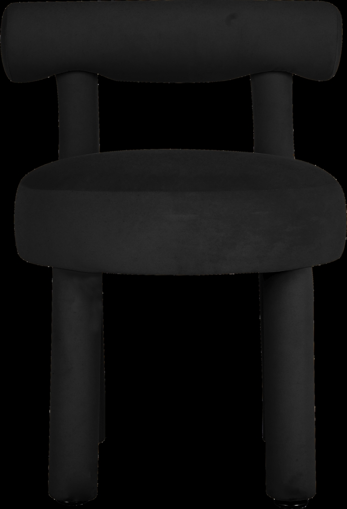 Carmela Ann Black Side Chair - Thumbnail - Image 3