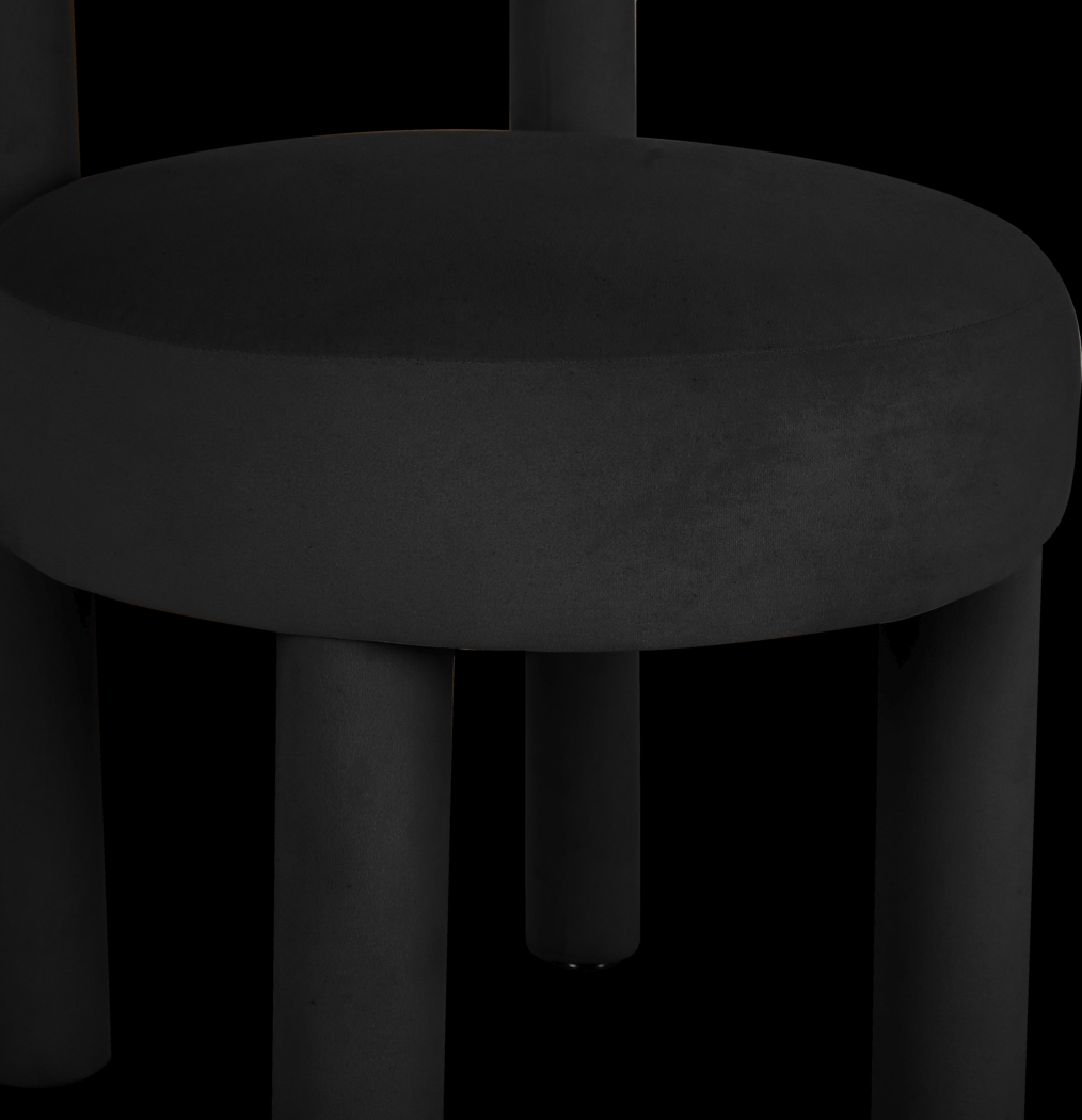Carmela Ann Black Side Chair - Thumbnail - Image 5