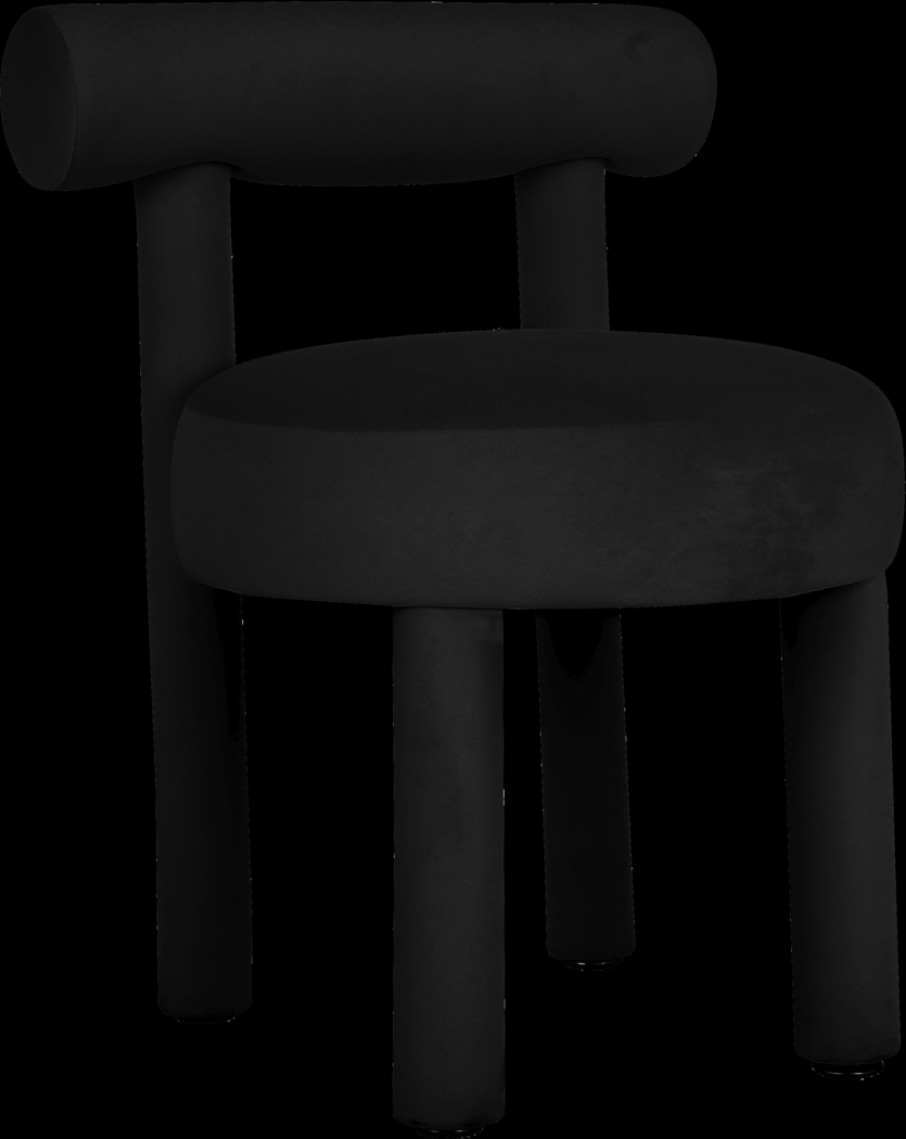 Carmela Ann Black Side Chair - Thumbnail - Image 1
