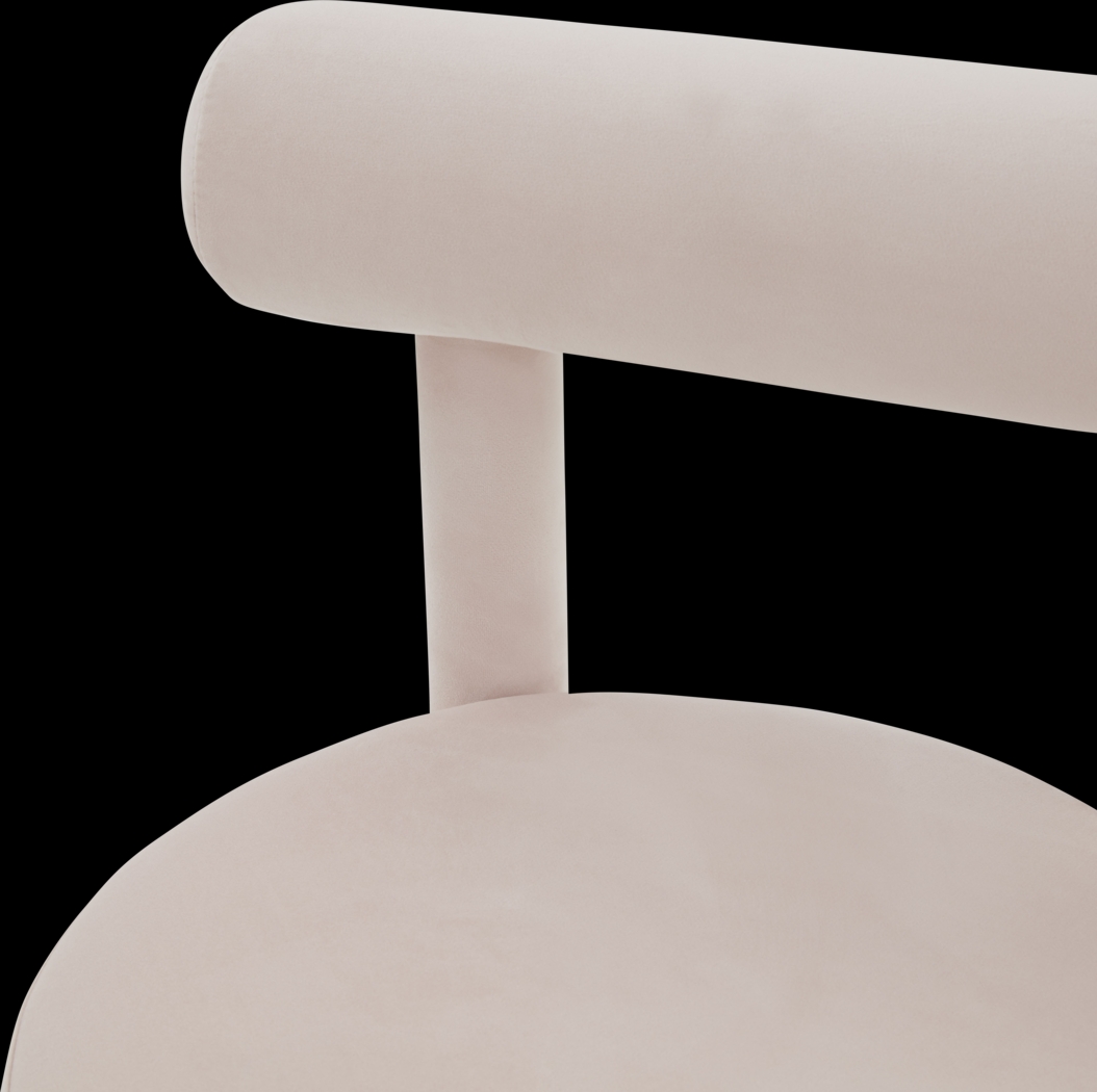 Carmela Ann Blush Accent Chair - Thumbnail - Image 4