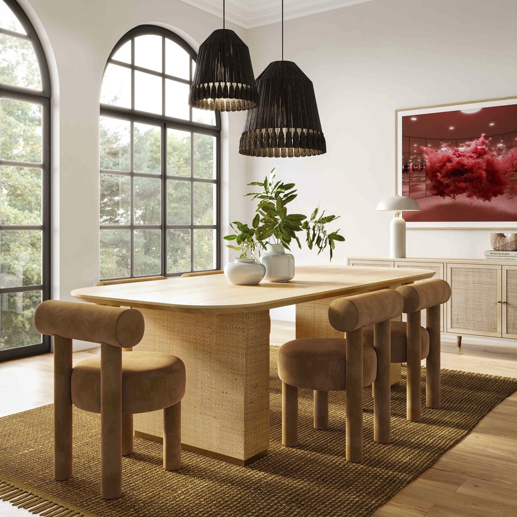 Carmela Ann Cognac Dining Chair - Thumbnail - Image 2