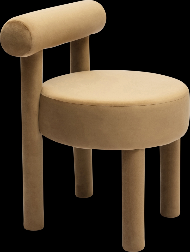 Carmela Ann Cognac Dining Chair - Thumbnail - Image 4