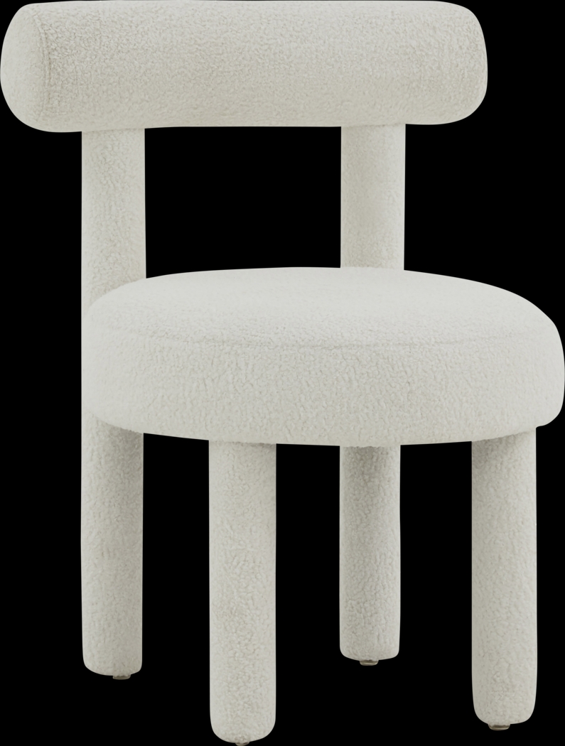 Carmela Ann I White Accent Chair - Thumbnail - Image 1