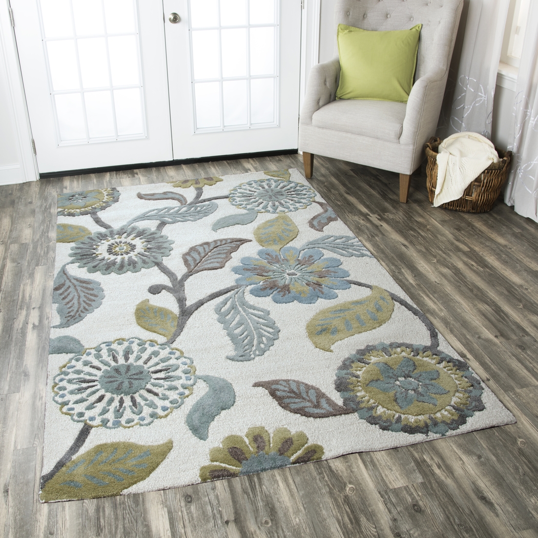 Carmelia Ivory 3' x 5' Rug - Thumbnail - Image 5