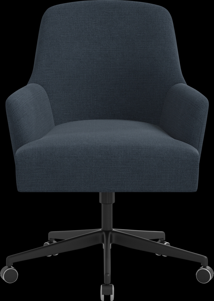 Carmelita Blue Desk Chair - Thumbnail - Image 2