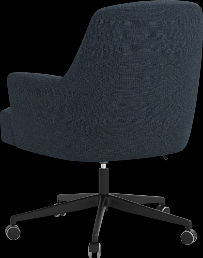 Carmelita Blue Desk Chair - Thumbnail - Image 4