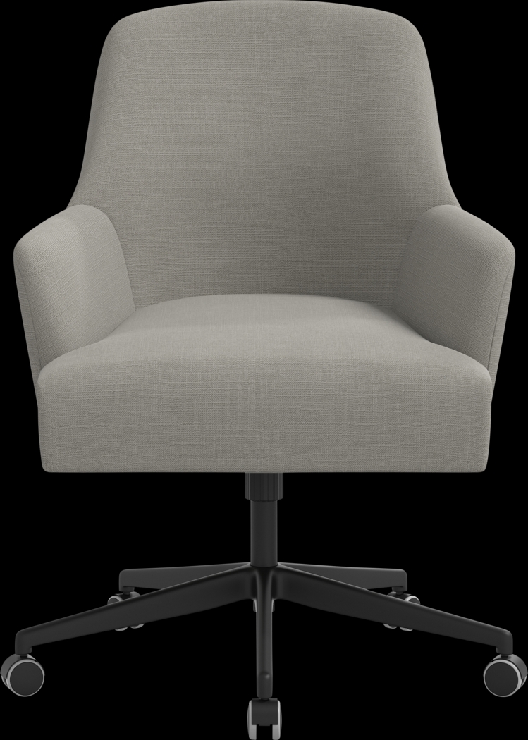 Carmelita Gray Desk Chair - Thumbnail - Image 2