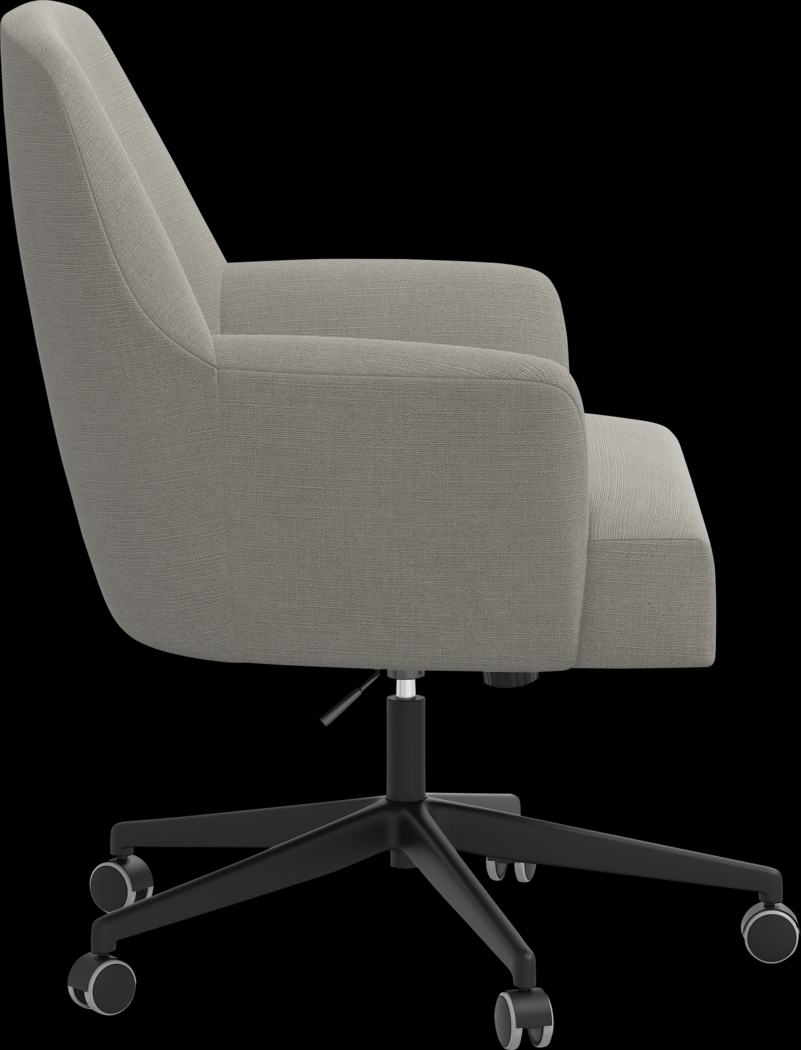 Carmelita Gray Desk Chair - Thumbnail - Image 3