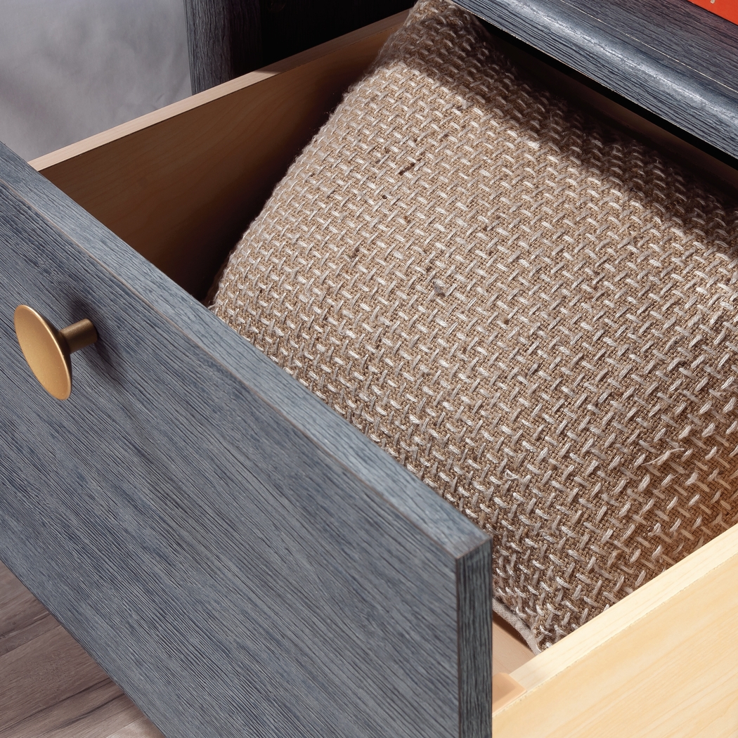 Carmell Blue Nightstand - Thumbnail - Image 4