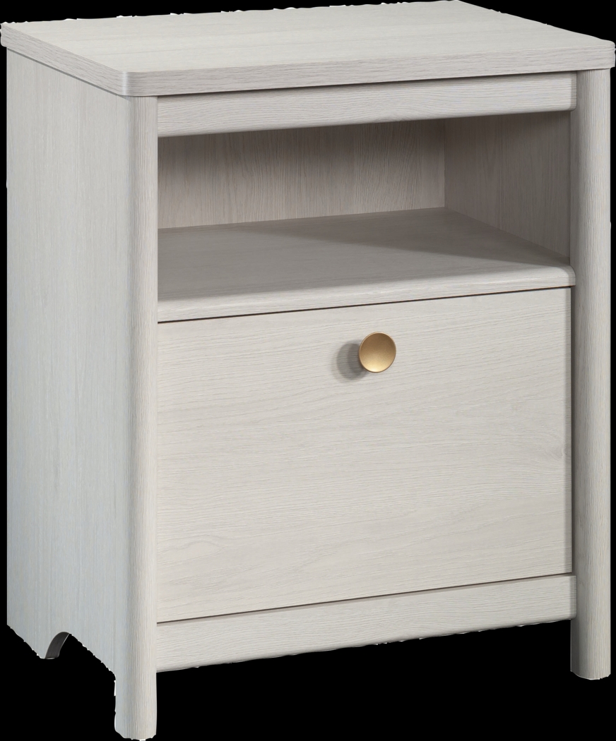Carmell White Nightstand - Thumbnail - Image 1