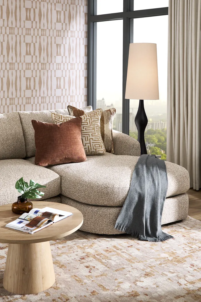 Carmelo Oatmeal 2 Pc Sectional - Thumbnail - Image 3