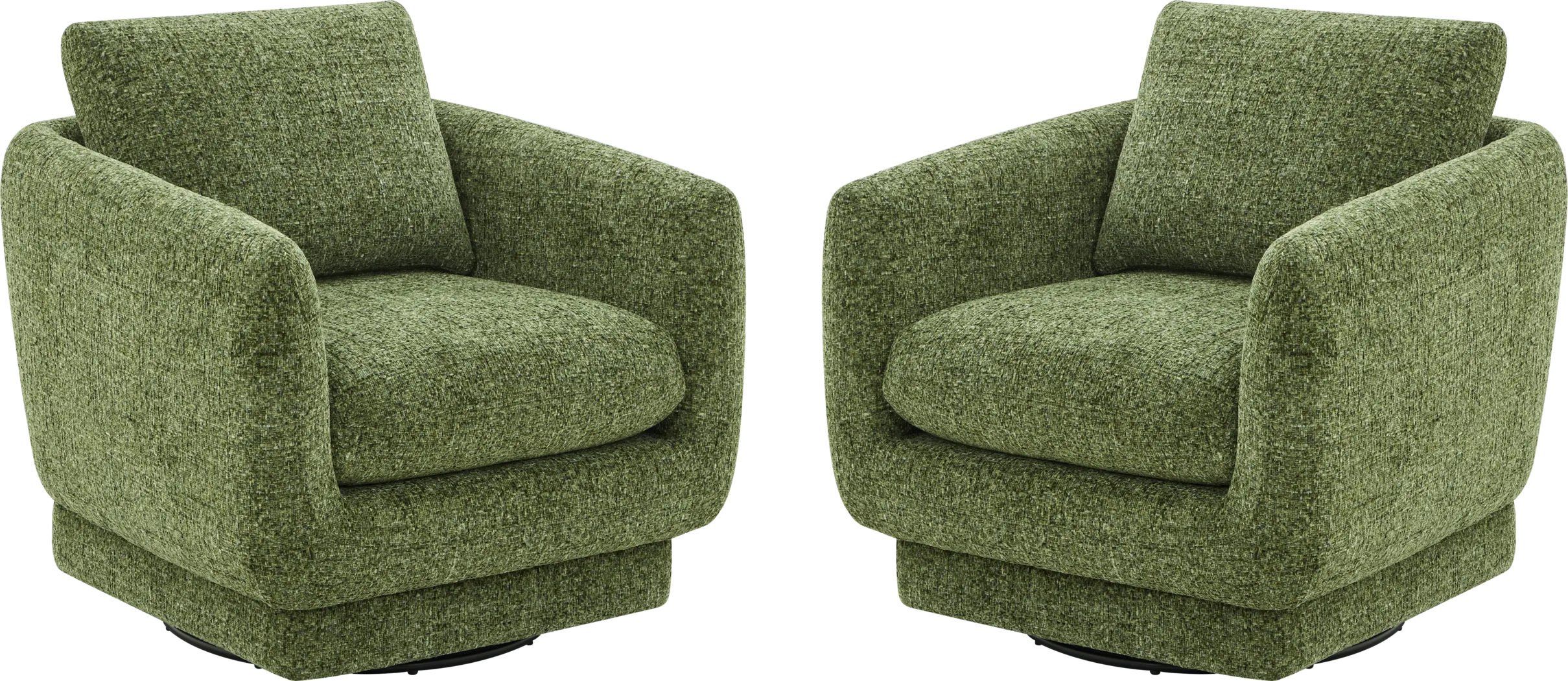 Carmen Forest Swivel Chair, Set of 2 - Thumbnail - Image 1