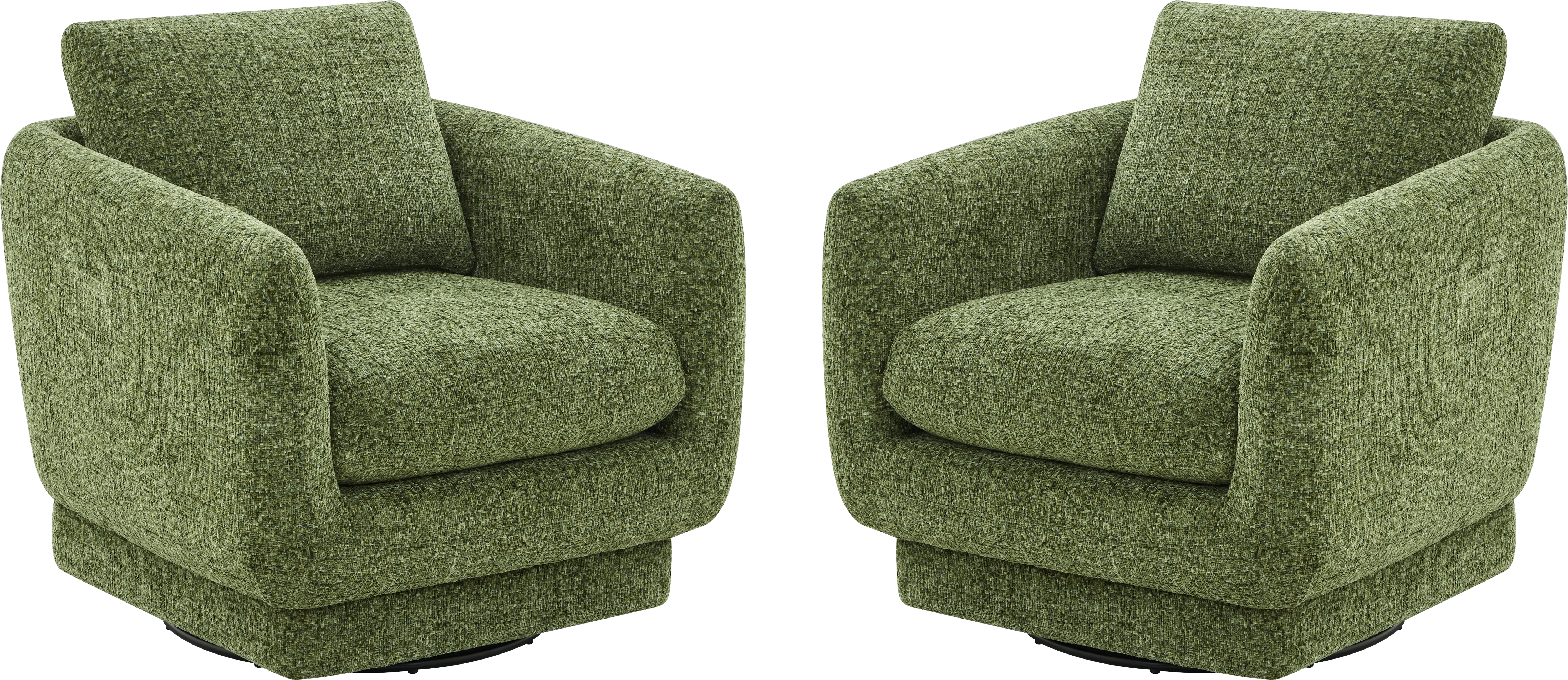 Carmen Forest Swivel Chair, Set of 2 - Thumbnail - Image 2