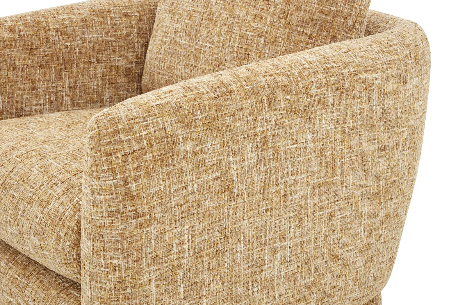 Carmen Gold Swivel Chair - Thumbnail - Image 3