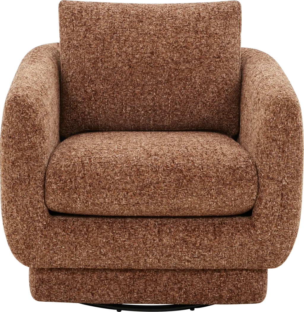 Carmen Orange Swivel Chair - Thumbnail - Image 2