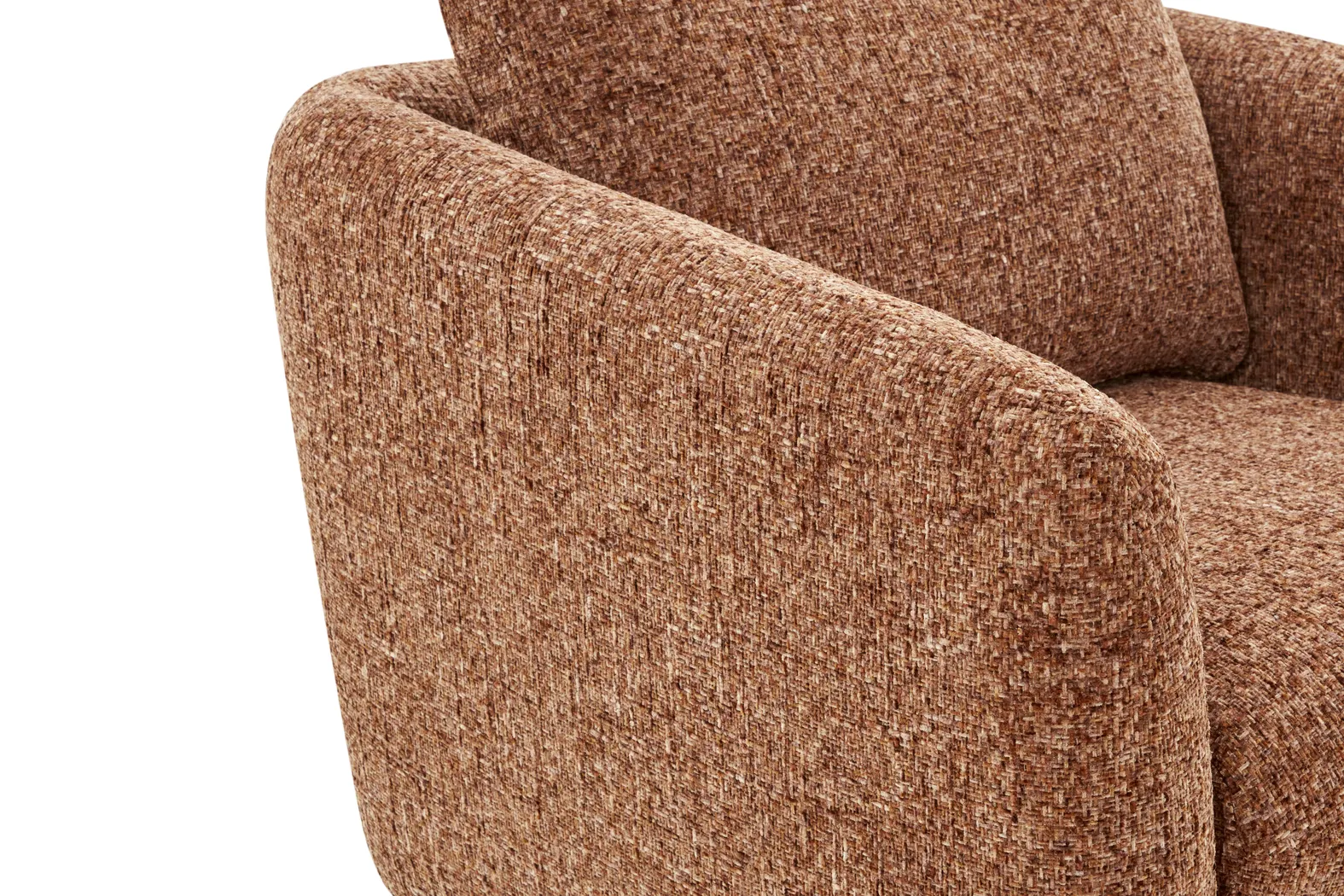 Carmen Orange Swivel Chair - Thumbnail - Image 4