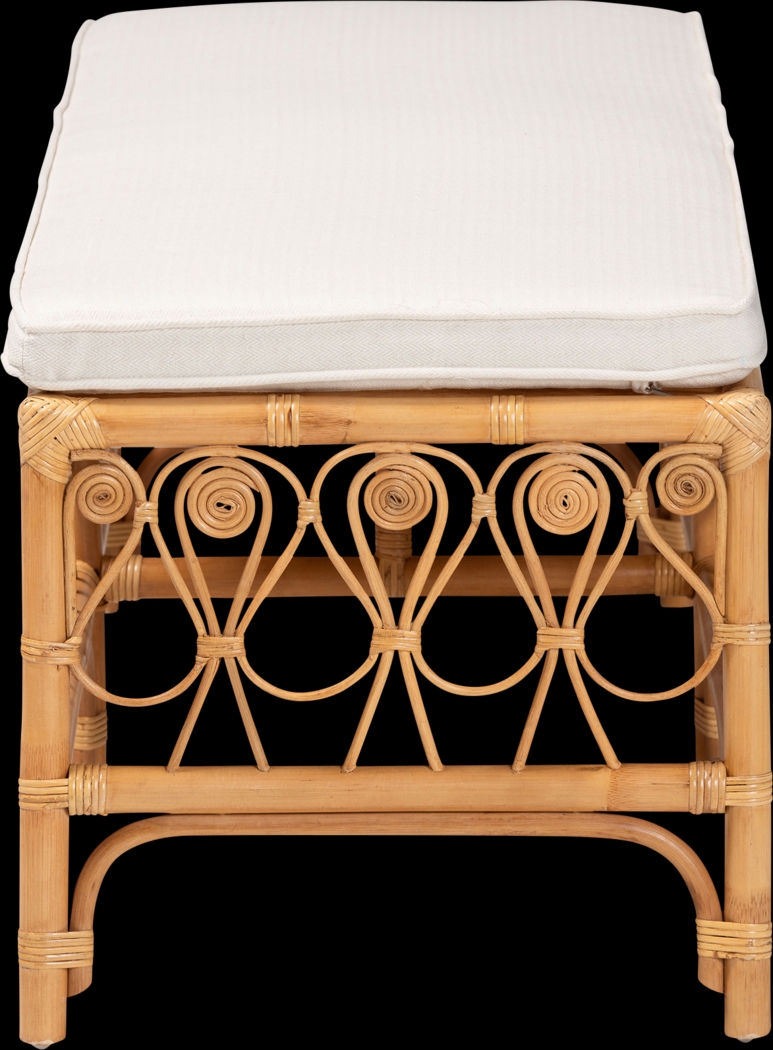 Carmenere Light Brown Accent Bench - Thumbnail - Image 4