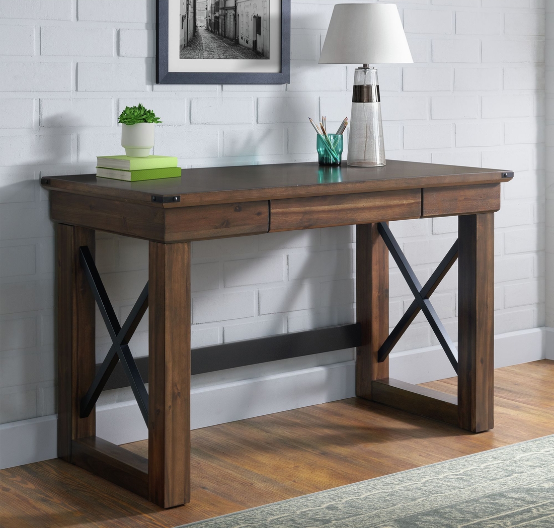 Carmenita Brown Desk - Thumbnail - Image 2