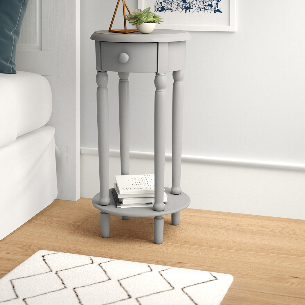 Carmichle Gray Nightstand - Thumbnail - Image 2