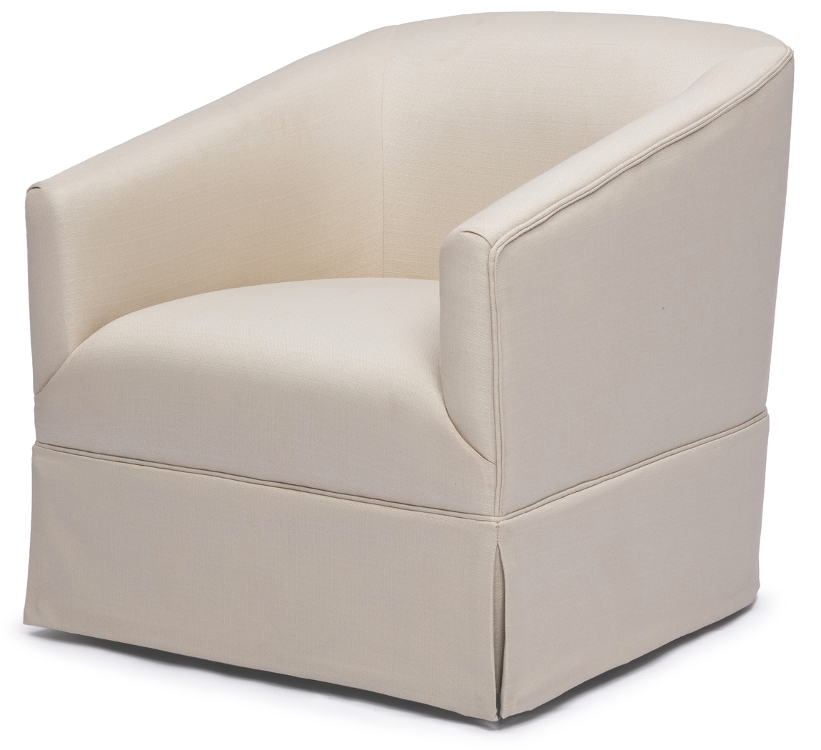 Carmick Beige Swivel Chair - Thumbnail - Image 2