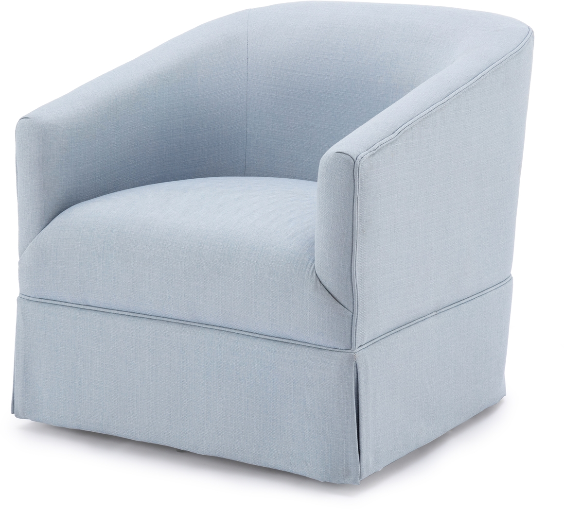 Carmick Blue Swivel Chair - Thumbnail - Image 2