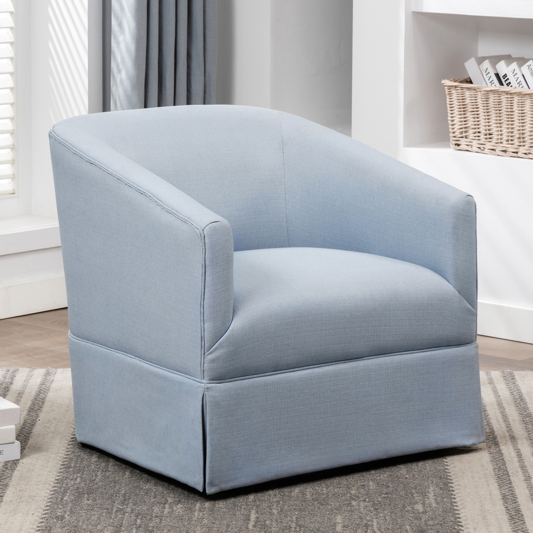 Carmick Blue Swivel Chair - Thumbnail - Image 12