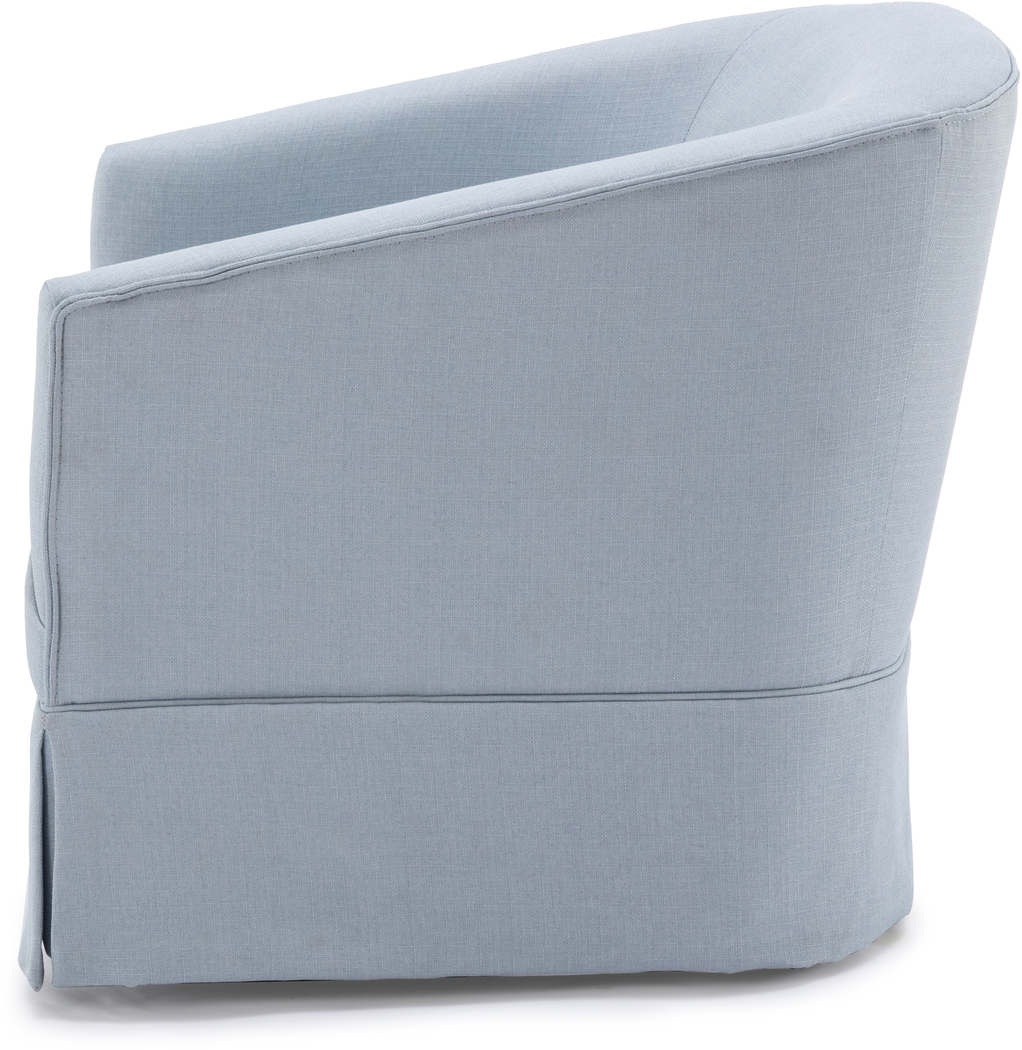 Carmick Blue Swivel Chair - Thumbnail - Image 6